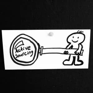 Titelbild zum Beitrag „Active Sourcing vs. Recruiting?!“