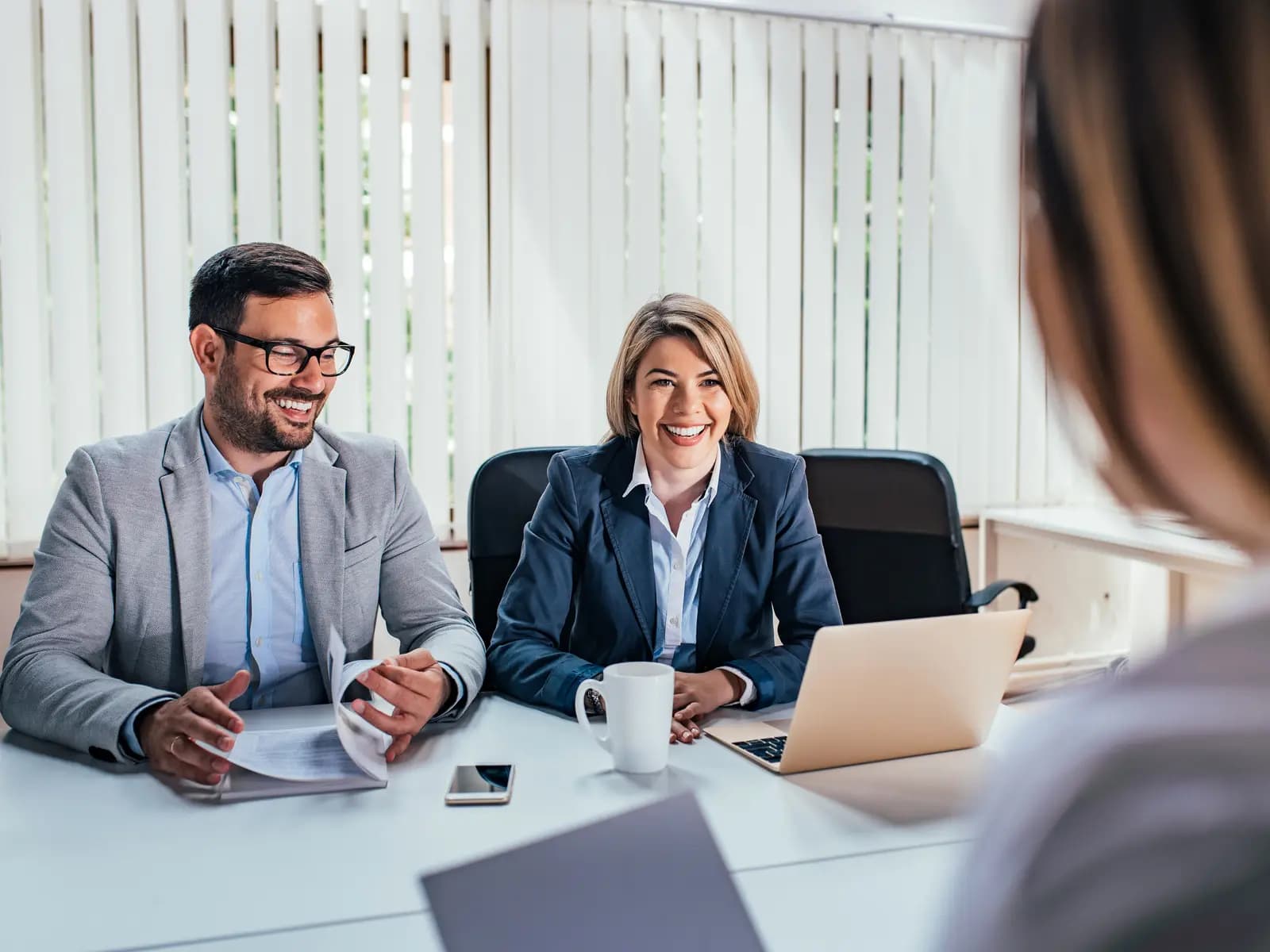 Vorstellungsgespräch bei unserem Mandanten im proJob Bewerbungsprozess